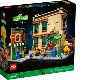LEGO Ideas 21324 123 SESAMSTRASSE - NEE MISB PERFEKTER ZUSTAND