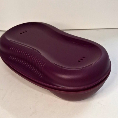 Tupperware 430 ml Rectangular Plastic Food Storage Container & Snap Lid Set 2