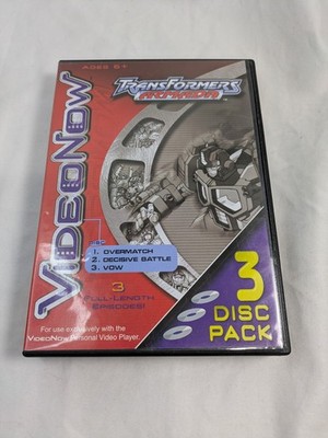 Transformers Armada VideoNow PVD 3 Disc set