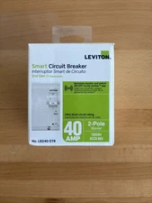 Leviton R15-LB240-STR Dual-Pole 40Amp Standard Branch Circuit Breaker BRAND NEWG