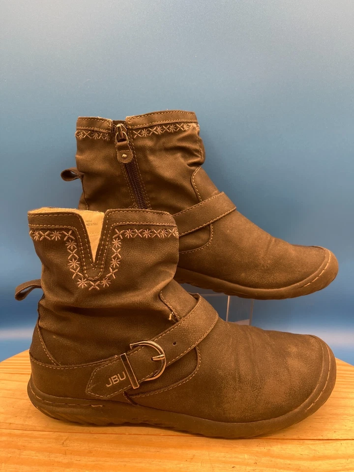 JBU By Jambu Dottie Ankle Bootie Women's Sz 8W Gray Water Resistant Outdoor - Image 2 of 4