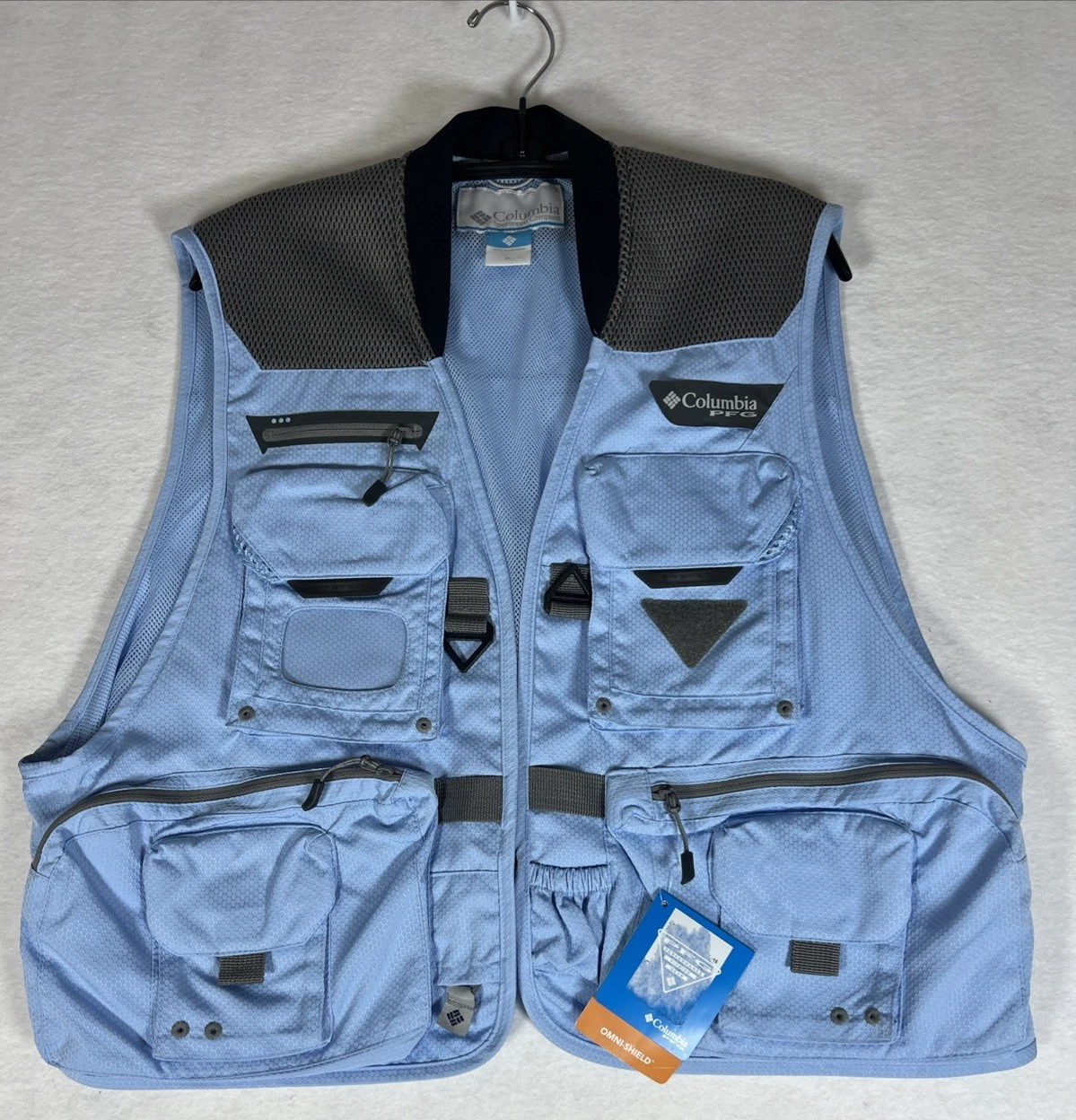 Columbia PFG Fishing Vest BLUE Henry's Fork V Vest Gear Men's Size XL NWT
Opens in a new window or t