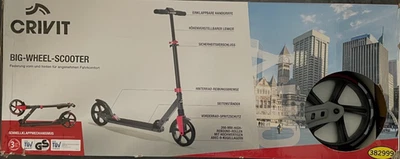 Big Wheel Scooter, mit Federung, Crivit, 200 mm High Rebound Rollen ABEC 9 Kugel