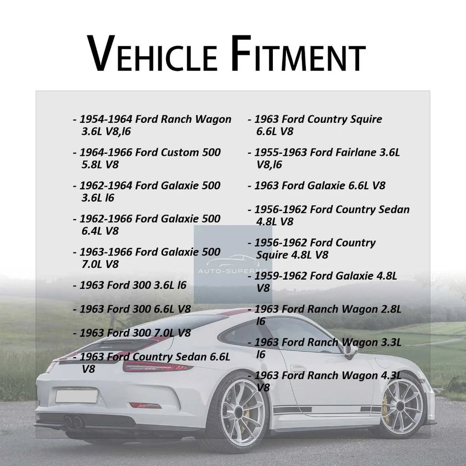 Termostato de refrigerante de motor para Ford Customline 1956 4,8 L Foto 4 de 4