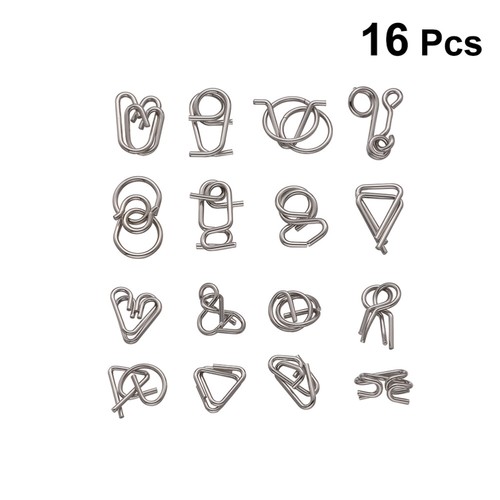2 Sets Ring Toys Child Puzzle Game Brain Buckle Intelligence Puzzles - Picture 11 of 11