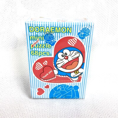 Ensky 68 Pc Mini Jigsaw Puzzle Doraemon Heart Thank You Artbox New