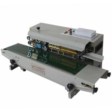 Automatic Horizontal Continuous Plastic Bag Band Sealing Sealer Machine FR900