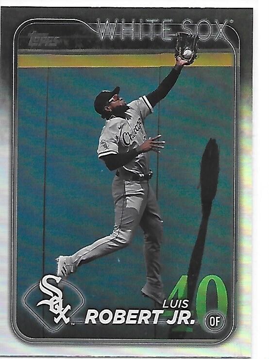 2024 Topps Series 1 Baseball Rainbow Foil Luis Robert Jr White Sox
