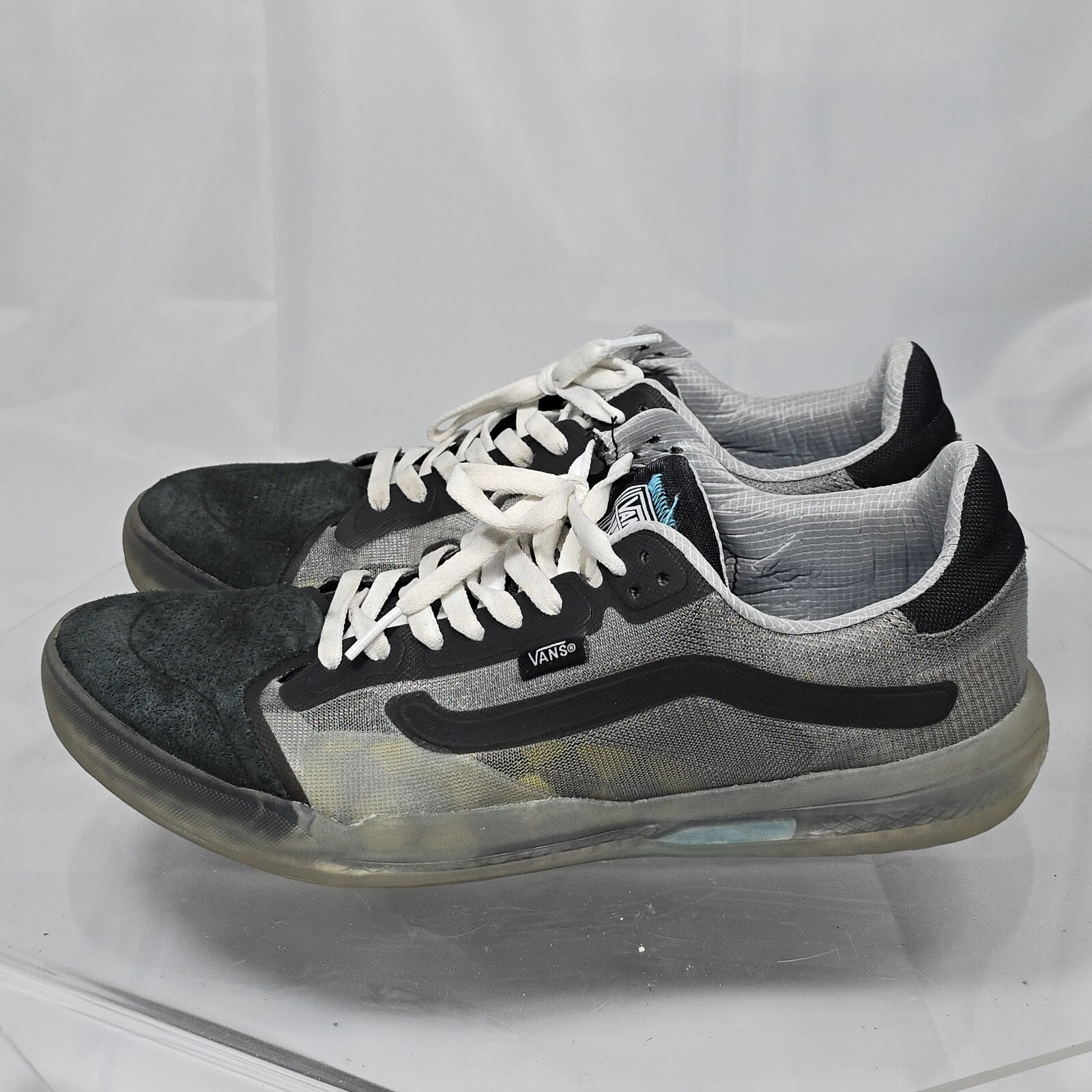 SAOLA VANS AVE ASPHALT BLUE scarpa da skate sneakers uomo 10 5 scamosciata trasparente VN0A5JIBACP