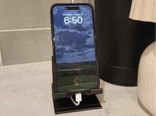 Phone Stand Holder – Sleek Desktop Dock with Stylus Slot, Universal Fit