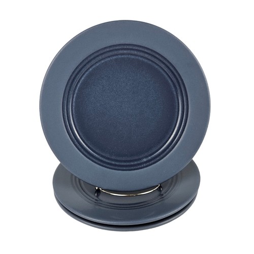 Set of 3 DANSK Centry Midnight Blue Salad Luncheon Plates 9.25"
