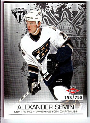 2003-04 TITANIUM #139 ALEXANDER SEMIN (RC) Rookie Washington Capitals #158/750