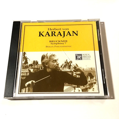 Herbert Von Karajan - Bruckner Symphony No. 7 Berlin Philharmonic (CD, 1997)