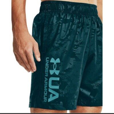 UNDER ARMOUR HERREN/JUGENDLICHE GEWEBTE LOGO-PERFORMANCE-SHORTS XS 26'' TAILLE