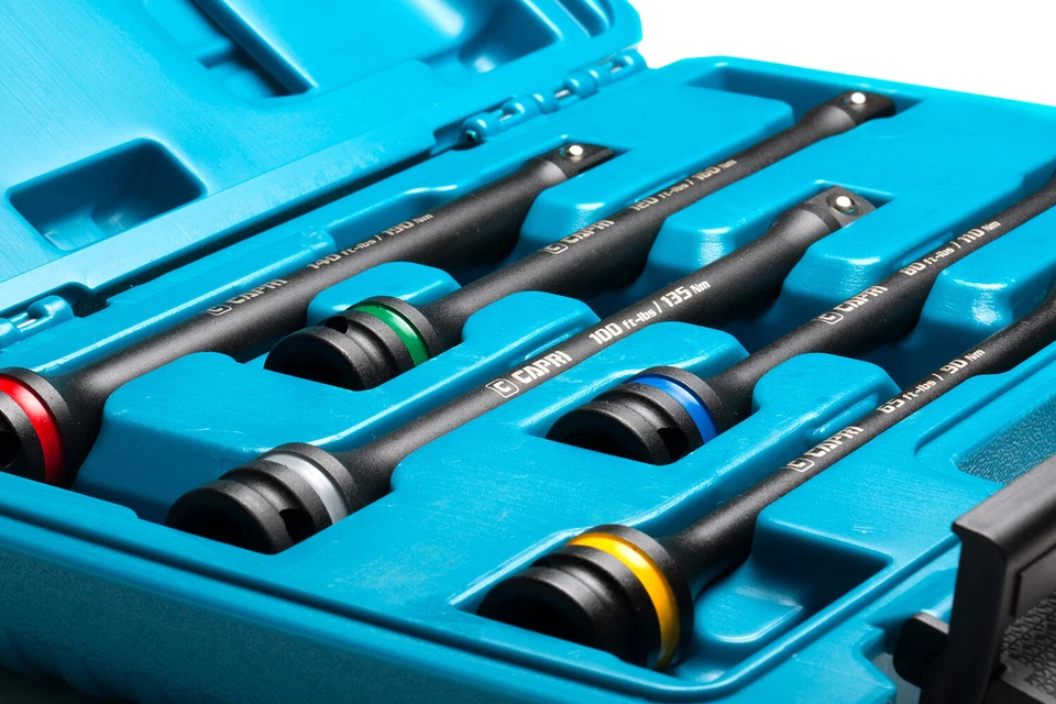 Capri Tools 1/2 in. Drive Torque Limiting Extension Bar Set, 65-140 ft-lbs - Image 2 of 4