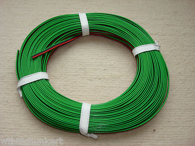 25 Meter DRILLINGSLITZE Litze Modellbahnkabel 3 adrig für Roco  3 X 0,14mm²