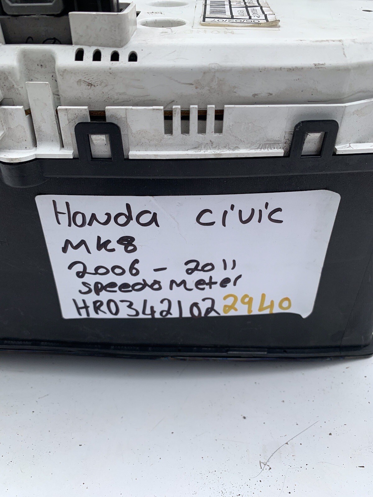 HONDA CIVIC MK8 0611 SPEEDO CLOCKS SPEEDOMETER HR0342102 (2940) eBay