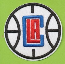 2-1/2" Circular Embroidered Iron On Patch - Los Angeles Clippers