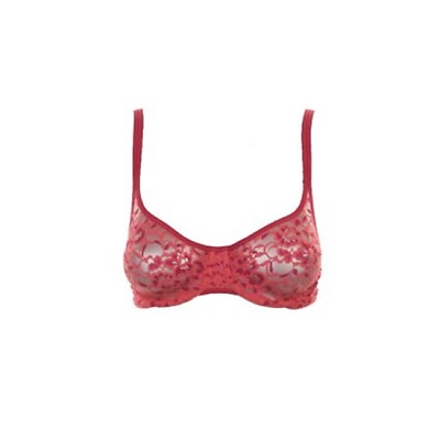 yk Underwire Demi Bra Lace Sheer DKNY Signature 45100 | eBay