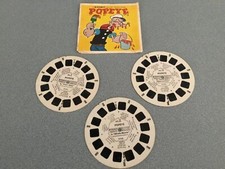 Vintage 1962 GAF Viewmaster 3 Reel Set And Booklet POPEYE