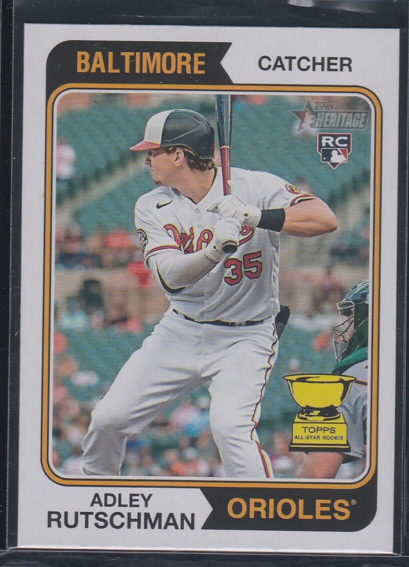 2023 Topps Heritage #7 Adley Rutschman RC