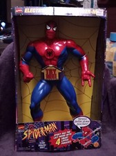 1997 Toy Biz Marvel 16'' Talking Spiderman, New Alkaline Batteries, New In Box