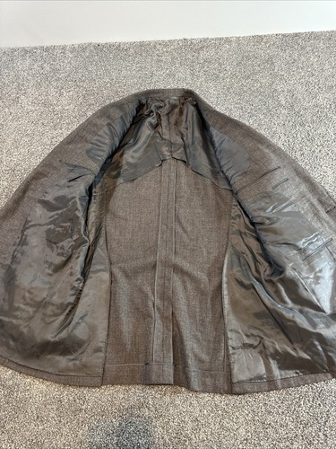 Ermenegildo Zegna Custom Made Men's Wool Brown Sport Coat Jacket 42R - Picture 8 of 14