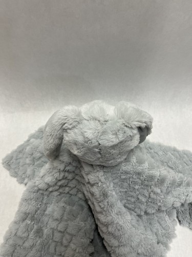 Ugg Large 24 Inch Popcorn Faux Fur Security Blanket Bunny Rabbit Gray Lovey Grey - Picture 8 of 23