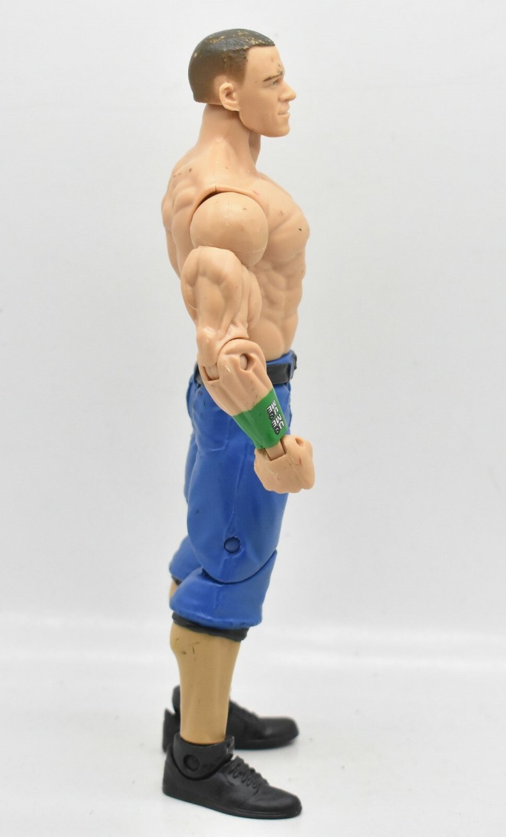 John Cena (Blue - The Last Time Is Now) - WWE Elite 119  Mattel John Cena Action Figure - Blue Shirt, Black Shorts display picture 1