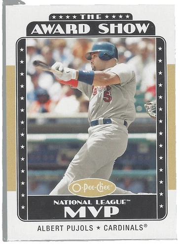 O-PEE-CHEE Albert Pujols Baseball Sports Trading Cards & Accessories