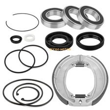 Rear Axle & Brake Bearing Seal & Shoes Kit fo...