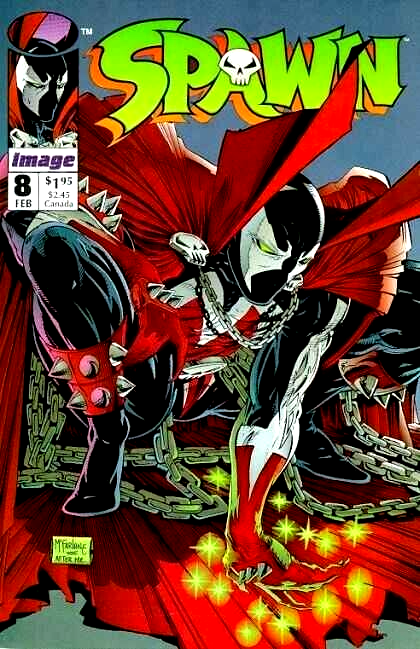 Near NON-CIRCULATED #8 SPAWN VENOM HELLVERRINE SPAWN MARVEL アメコミ Mint 1992 IMAGE Age Modern M NM 洋書