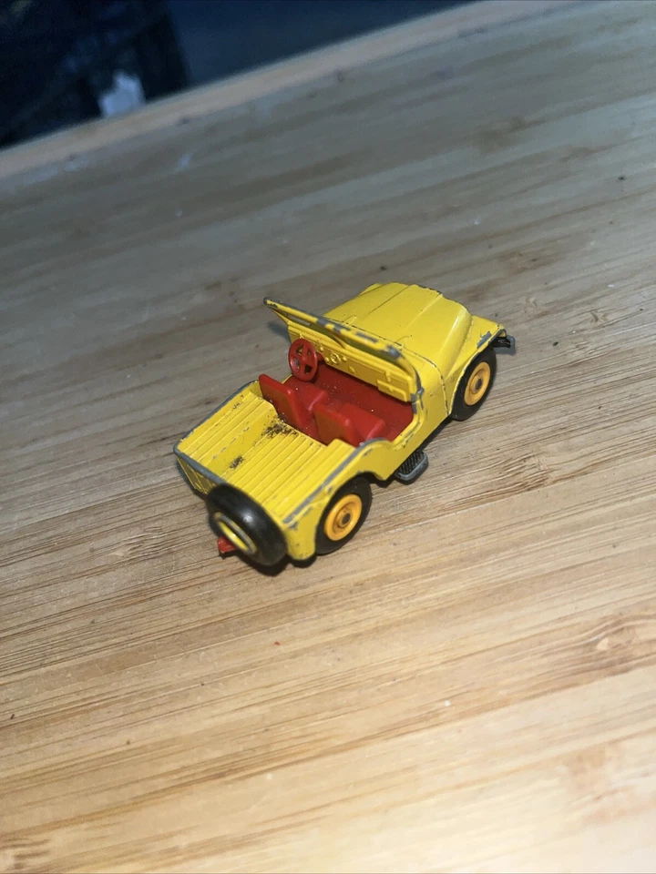 MATCHBOX SERIES LESNEY Nº72 JEEP Superrápido Excelente Estado Encendedor Amarillo  Foto 3 de 4