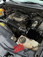 BLACK COATED Air Intake Kit For 1997-2003 FORD F-150 F150 PICKUP 4.2L V6 OHV