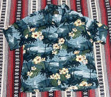 Vtg Hawaiian Reserve Collection Shirt Mens Size 3XL Button Front Shirt USA Made