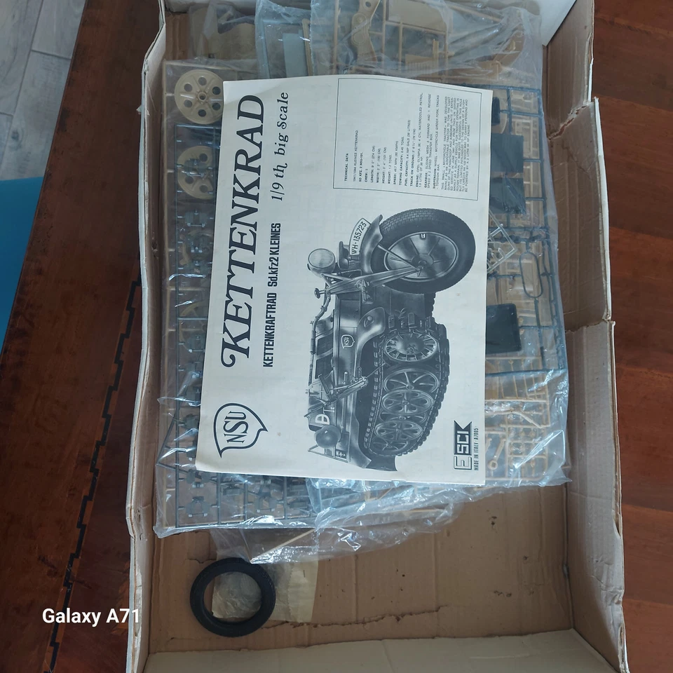 Kettenkrad ESCI scala 1/9 Kit raro - Immagine 2 di 4