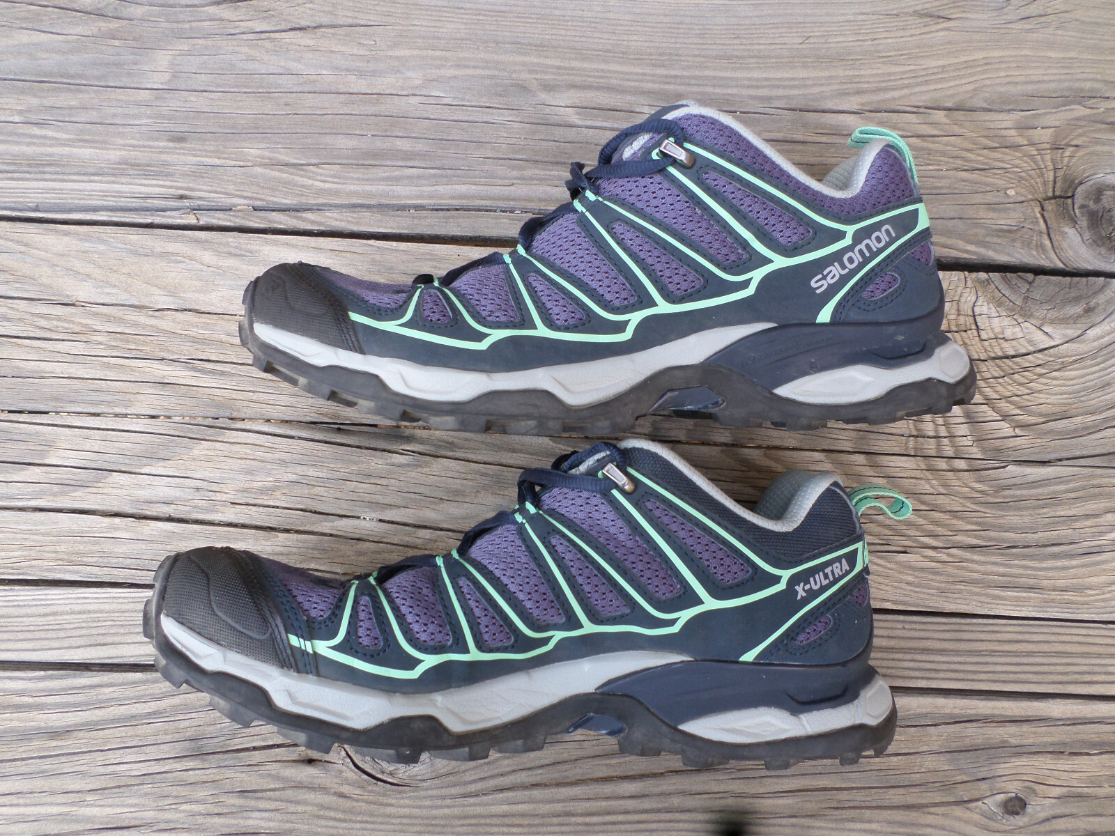 Scarpe da trekking Salomon X Ultra basse viola verde trail donna 10