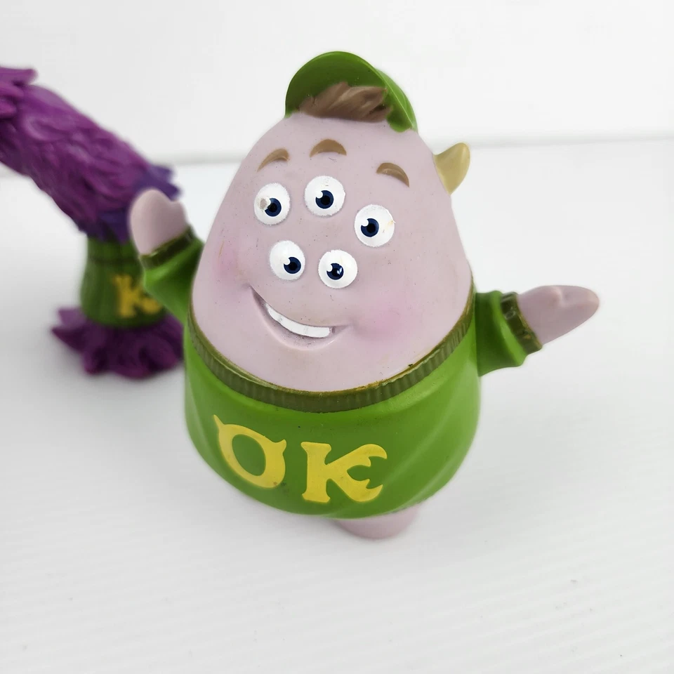 Lote de enfeites de bolo estatueta Monsters Inc University boneco brinquedo Disney Pixar - Imagem 3 de 4
