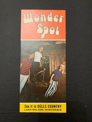 Vintage 1970's Wonder Spot Lake Delton Wisconsin Brochure