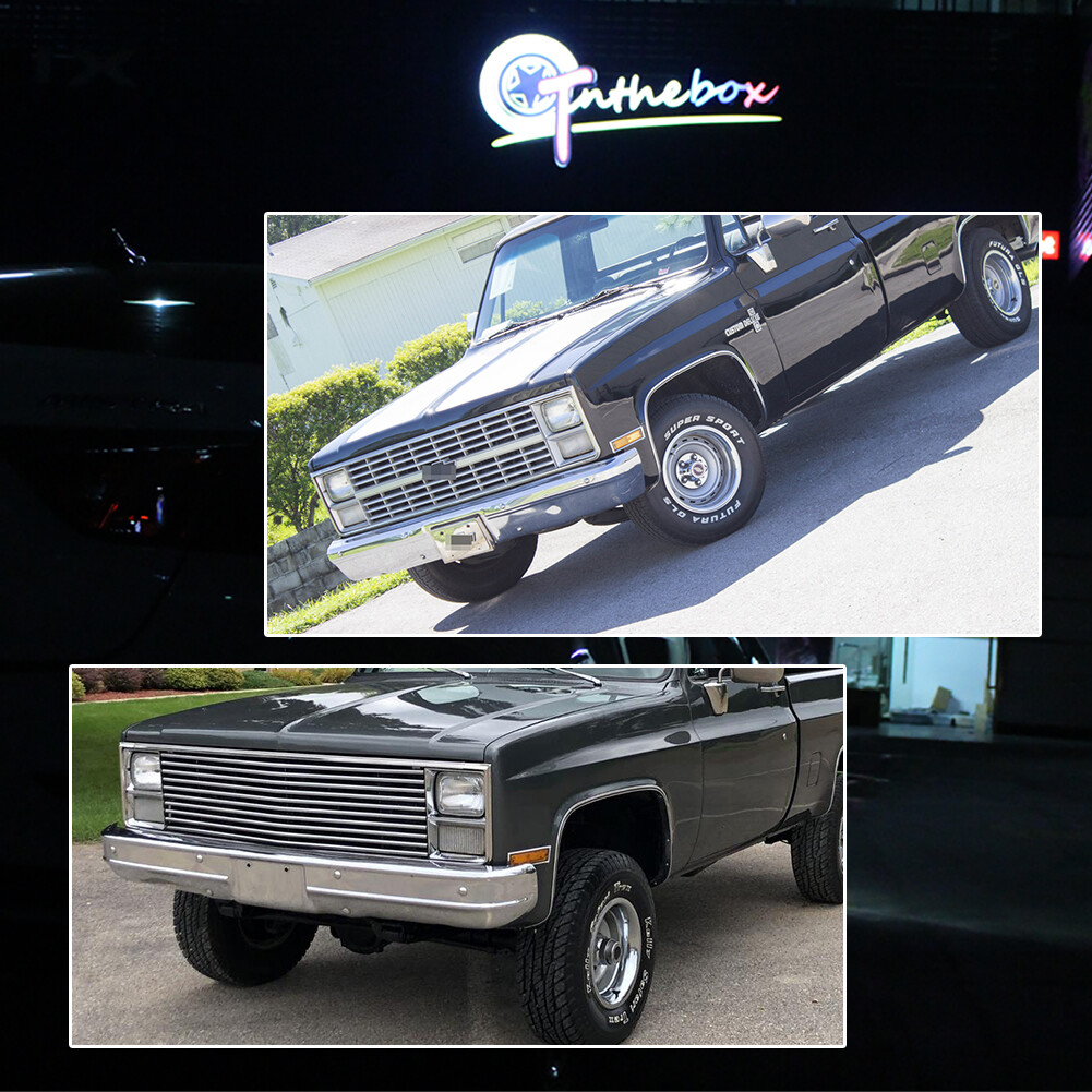 For 83-87 Chevy GMC Pickup Truck L&R Clear Front Parking