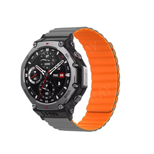 Correa de silicona magnética para reloj inteligente Huami Amazfit T-Rex 3 repuesto - Imagen 35 de 46