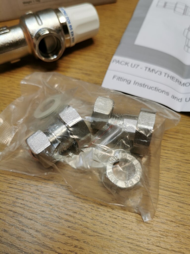 Heatrae Sadia Thermostatic Blending Valve U7 Tmv3 95970360 for