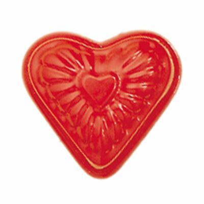 Herz Sand-Förmchen rot Sandform aus Metall 10cm für den Sandkasten 535021