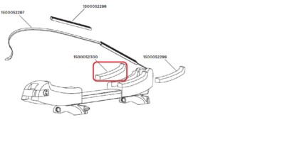 Thule Left Lower Pedal for SUP Taxi 52300