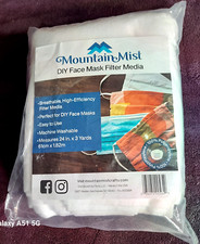 MOUNTAIN MIST DIY FACE MASK FILTER MEDIA - 100 Polypropylene - Machine Washable