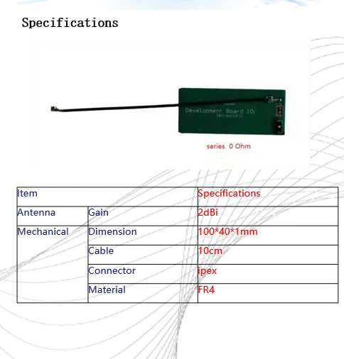 WIFI Antenna development board for 5020 PCB Chip antenna wimax Bluetooth zigbbe - Image 3 of 4