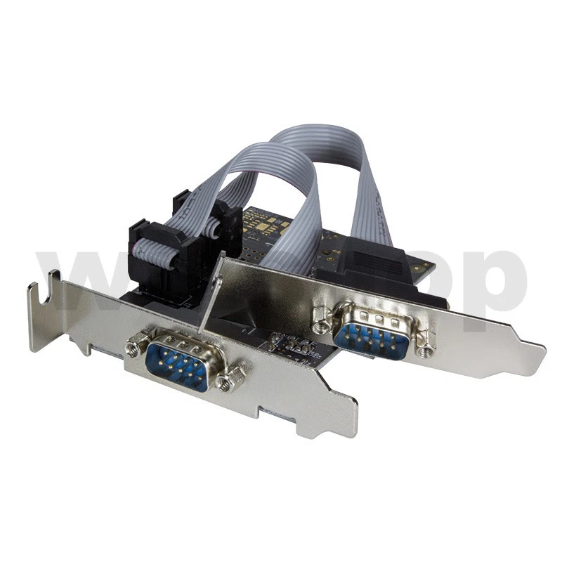 Scheda espansione 2 porte Seriali Seriale RS232 PCI-Express porta seriale serial - Immagine 2 di 3