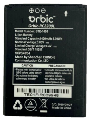 NEW Replacement Battery for Verizon Orbic Journey V RC2200L 1400mAh 
