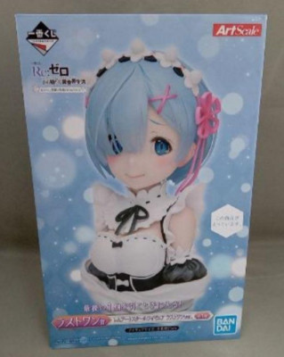 BANDAI Re Zero Figure Rem Art Scale May the spirits bless you Ichiban Kuji JP