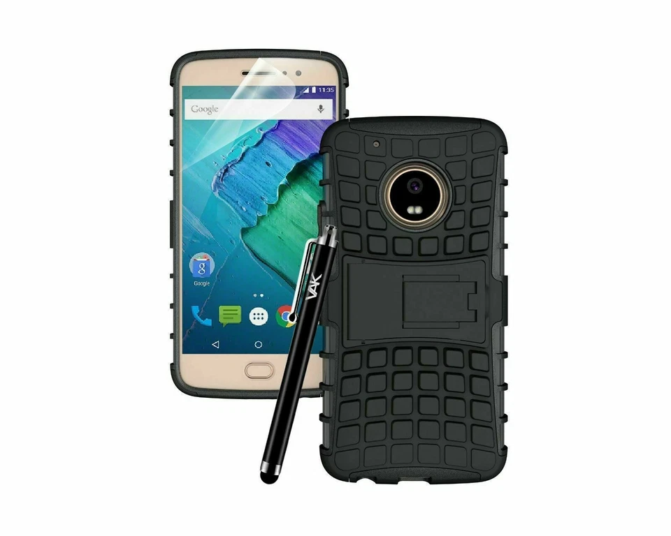 Funda de teléfono resistente a prueba de golpes para Motorola Moto G5, G5 Plus, C Foto 3 de 4